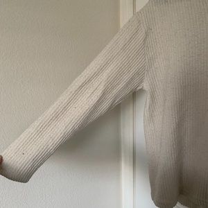 White Patterned Sweater